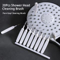 20Pcs Shower Head Cleaning Brush Pore Anti-clogging Brush Phone Hole Clean Brush Demoo. 