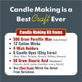 Candle Making Kit - Candle Making Kit For Beginner - Candle Making Kit Raw Material - Make Scented Candles at Home - Raw Material For Candle Making. 