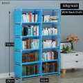 Portable and Space-Efficient Bookshelf for Any Room, Portable Organizer for Books and Supplies,Foldable and Portable Bookshelf for Flexible Storage,,Mobile and Adjustable Book Storage Solution,Portable Bookcase for Home and Office. 
