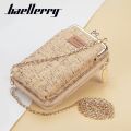 【Aesth Diary Store】Baellerry Women's Women New Handbag Purse Lady Phone Bag Long Wristlet s Clutch Messenger Wood Shoulder Straps Bag Ladies wallet. 