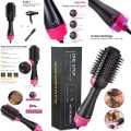 Original One Step 3 in 1 Electric Hot Air Brush, Dryer, Straightener, Ionic Volumizer 1000W High Power Personal Grooming Tool For Hair, Travelling Brush. 