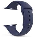 Dark Blue Silicone Replacement Strap for T500 Plus Smart Watch. 