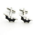 [ New ] Fashion Halloween Bat Shape Metal Cufflinks Batman Logo Cufflinks Men's Festival Dress up Clothing Accessories. 