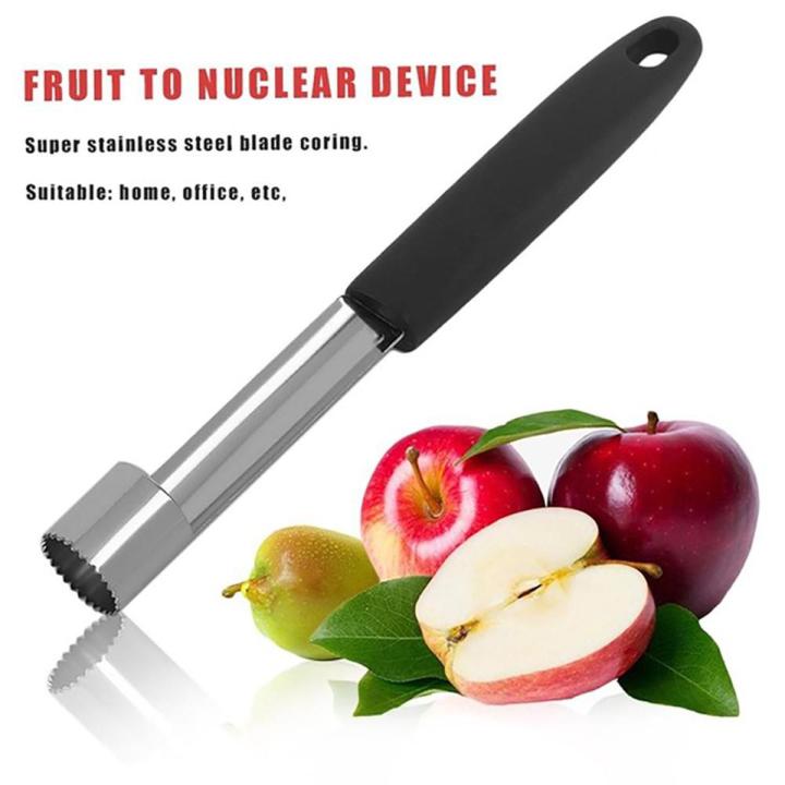 Stainless Steel Twist Apple Corer Fruit Pear Seed  Pitter Kitchen Tool