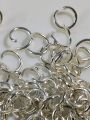 140Pcs and 3yards chain/lot Silver Gold | 20 Alloy Lobster Clasp, 40 Jump Rings Connector, 40 Eyepins, 40 Headpins, 3Yards Chain For Bracelet Necklace DIY Jewelry Making Supplies. 