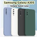 Original For Samsung Galaxy A30S Silicone Full Cover Case Dirt resistant Phone Case Cover. 
