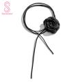 Vintage Flower Necklace Vintage Floral Lace Choker Necklace Adjustable Strappy Collar for Women Elegant Party Jewelry Buyers' Favorite Flower Necklace. 