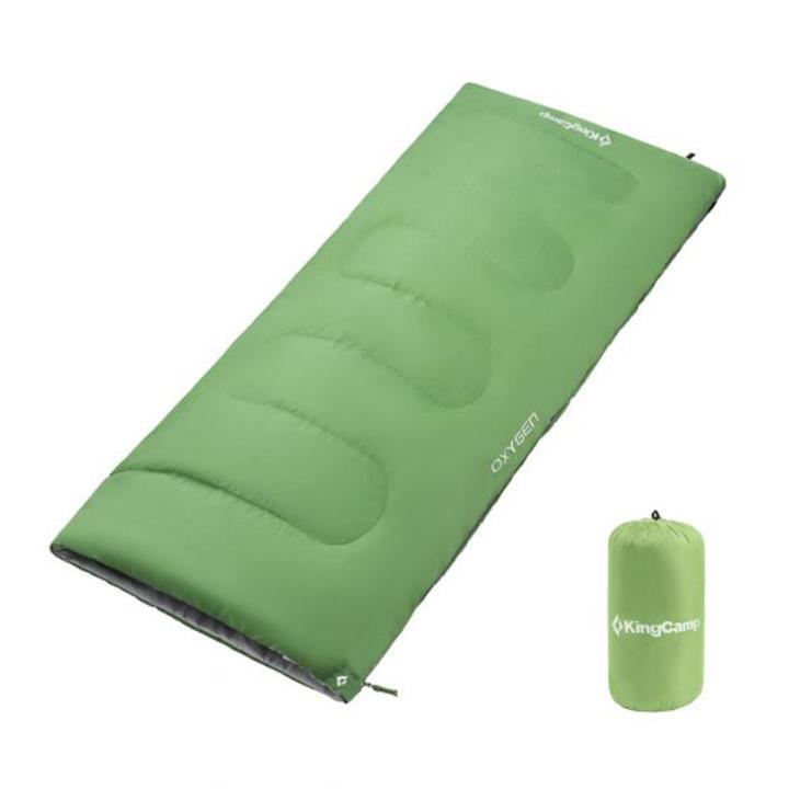 Kingcamp - OXYGEN Square Light weight Sleeping Bag (GREEN Left / Right)