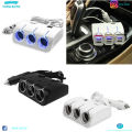 Car Adaptor Triple 3Con Port & 2 Usb Port. 