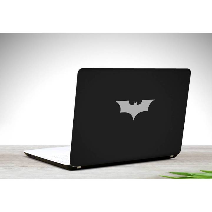 Batman Logo White Laptop Skin Vinyl Stickers Decal,12 13 14 15 15.6 inches Notebook Laptop Skin Sticker for all Laptops