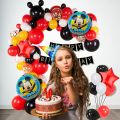 Micky Mouse Happy Birthday Theme Decoration for Girls & Boys | Pack of 78 Pcs. 