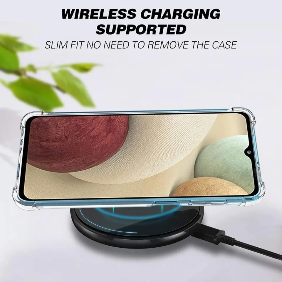 Samsung Galaxy A12 Anti Shock Drop Resistance Transparent TPU Case