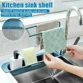 Expandable Kitchen Sink Drain Rack Basket. 
