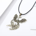 Fashion Vintage Phoenix Bird Shape Pendant Necklace Men Women Choker Jewelry WANNA. 
