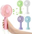 USB Mini Strong Wind Handheld Fan Portable and Quiet Rechargeable Hand Fan for Student Office Small Pocket Cooling Fans. 