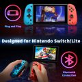 ECHTPower Joycon for Nintendo Switch, Controllers for Nintendo Switch/Lite/Switch OLED, Alternatives for Nintendo Switch Controllers, Wake Up, Programmable, 6-Axis Gyro, Adjustable Turbo/Vibration. 