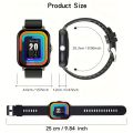 NEW 1.83"Inch Smart Watch With Wireless Calling/Receiving And Multiple Sports Modes Sedentary Reminder Weather Forecast Message Notification Borderlessslim Design Multi-SportMode For Android& For IPhones For Men&Women AS A Gift. 