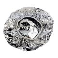 aluminum foil cap-1 x Shower cap-Silver. 