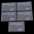5cs Sim Card Storage Case ox ag Easy Carry Clear pc rotector ortable For Sim emory Card multitional niersal. 