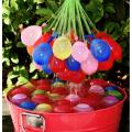 Water Balloon Pack Of 111 Balloons - Instant Water Balloons – Multi (3 bunches – 111 Total Water Balloons). 
