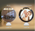 Magic mirror photo frame with (Photo print) , 3 In 1 Magic Mirror Photo Frame LED Light + PhotoFrame + Mirror Imported Quality. 