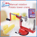 Online Karachi - 1 Pc Potato Twister Potato Slicer Stainless Steel Kitchen Accessories Tornado Slicer Manual Cutter Spiral Chips. 