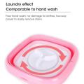Folding Washing Machine For Clothes With Dryer Bucket Washing For Socks Underwear Mini Washing Machine With Drying Centrifuge. 