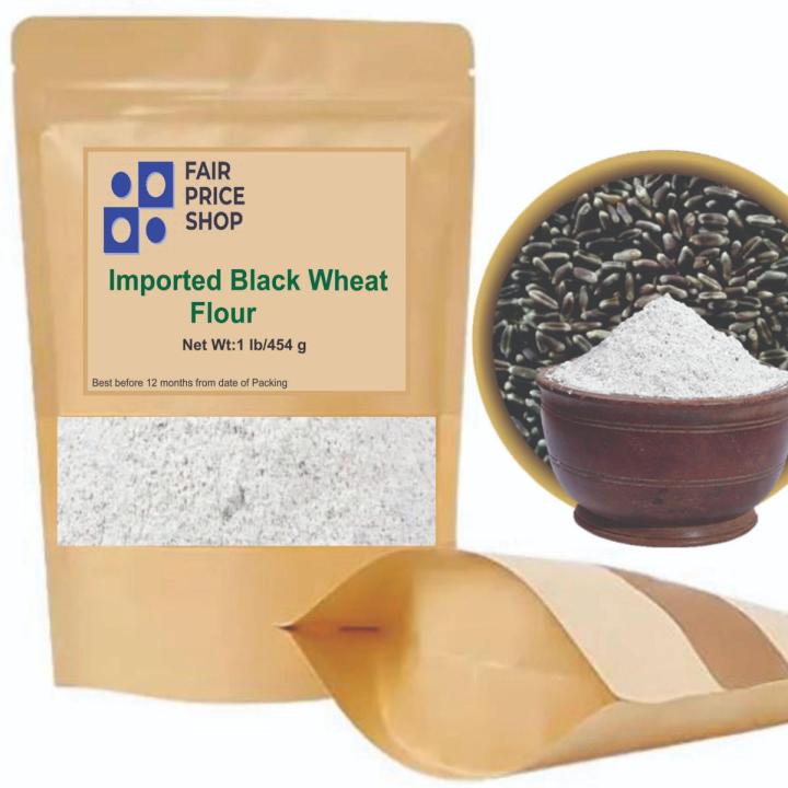 Organic Black Wheat Flour Imported Atta 454 gram