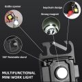 USB Rechargeable Zoomable Led Small Flashlight Camping Torch Lamp With Case Box. 