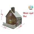 12 Volt Light Hut/3D Fancy Light Hut/Wooden Huts/Mini Huts/Wooden Small Huts Wooden Light House/Best Birthday Gift/Decoration for Home/Fancy huts/birthday gifts. 