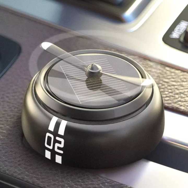 Car Air Freshener Solar Energy Rotating Cologne Fragrance For Cars Accessories Interior Decoration Smell Air Purifier Ornaments