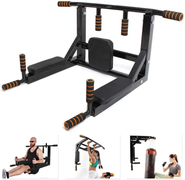 Wall mounted pulll upp bar- dip bar - pull up machine - home pull up bar - portable pull up bar - pull up dip bar - best pull up bar workout - crossfit pull up bar - Max 200kg