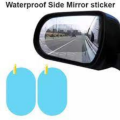 [High Quality] 2pcs 2in1 Car Rearview Mirror Rainproof Film Anti Fog Window Foils Rear View Mirror Stickers Screen Protector. 