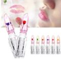 COSMET PK High Quality Transparent Color Changing Flower Jelly Lipstick. 