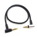 TRS to TRRS Microphone Cable 3.5mm Adapter Cable for SC7 Wireless Go Videomic Pro+ Microphone Cable. 
