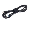 USB Type C PD Charging Cable Cord 19.5V 4.5*3.0mm Blue Tip Male Plug Converter Dc Power Adapter Charger for Hp Laptop. 
