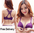 Butterfly Style Bra For Women's Front Open Light Padded Bras For Bridals Push Up Style Front Open Bra For Girls And Women. 