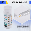 50Pcs 6-In-1 Swimming Pool PH Test Paper Residual Chlorine PH Value Alkalinity Hardness Test Strip PH Tester. 