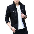 Winter Pocket Zipper Jacket For Men/Stylish Zipper Pocket Style Jacket For Men/Upper For Men/Bomber Jacket For Men (Heavy Fleece Material). 