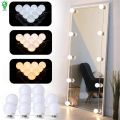 Vanity Light LED Bulbs for Makeup Mirror Stand | 10 Bulbs with 3 Light Modes. 