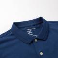 Giordano men polo shirt frog embroidery mini pattern tops for men stretchy cotton blending 01019382. 