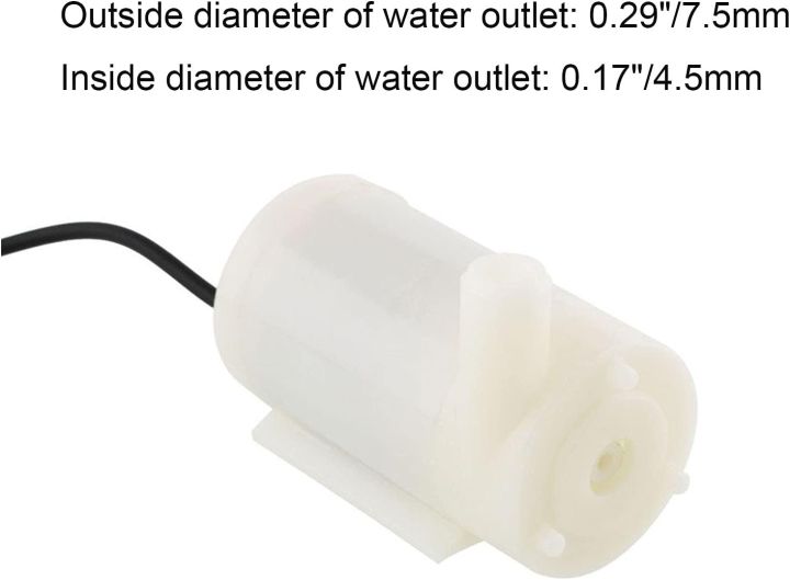 Micro Submersible Mini Water Pump - DC 3-5V for Aquariums, Fish Tanks, Fountains, Hydroponics, and Gardens