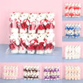 10Pcs 12cm Bear Flower Bouquet Toy Cartoon Doll Teddy Bear Bouquet Graduation Birthday Wedding Gifts Party Decor-Angelia. 