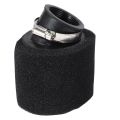 Black Sponge Foam Air Filter For 200 250 300Cc Motorcycle Snowmobile Atv 48Mm. 