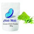organic green chilli powder , green chilli in pakistan 100g. 