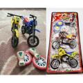 Pack Of 2 Xtreme Dirt Bike Toy Set With Accessories Included For Kids. 