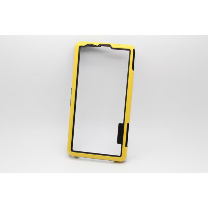 TPU PC Dual Computers Color Protective Bumper Frame For Sony Xperia Z1 Mini