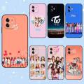 Twice Kpop Music Phone Case For Iphone 14 13 12 11 Pro Max Mini Xs X Xr 7 8 6 Plus Se 2020 Black Soft Silicone Cover. 