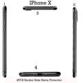 2Pcs Apple Iphone X Complete all Sides Border Matte Protector For Apple Iphone X. 
