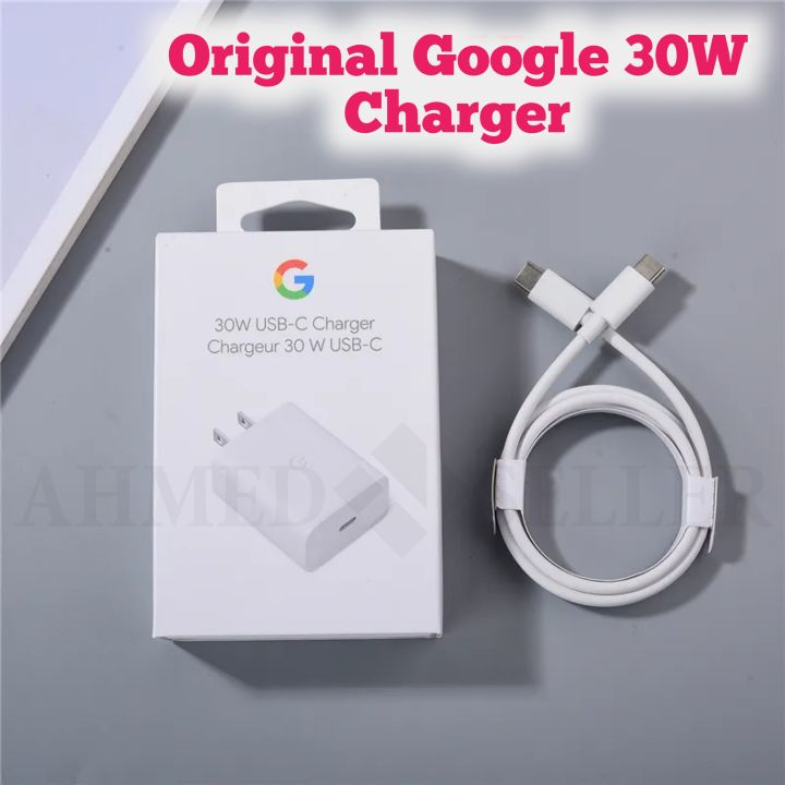 US Plug 30W PD USB-C Power Adapter Fast Charger Original For Google Pixel 5 6 7 Pro 2 3 4 4A 5A 6A XL XXL Phone Quick Charger